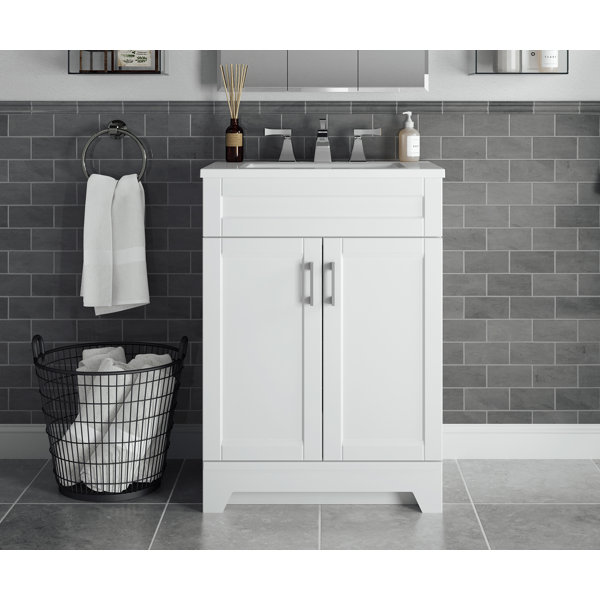 Rosecliff Heights Estelle 24.5'' Wall Mounted Single Bathroom Vanity